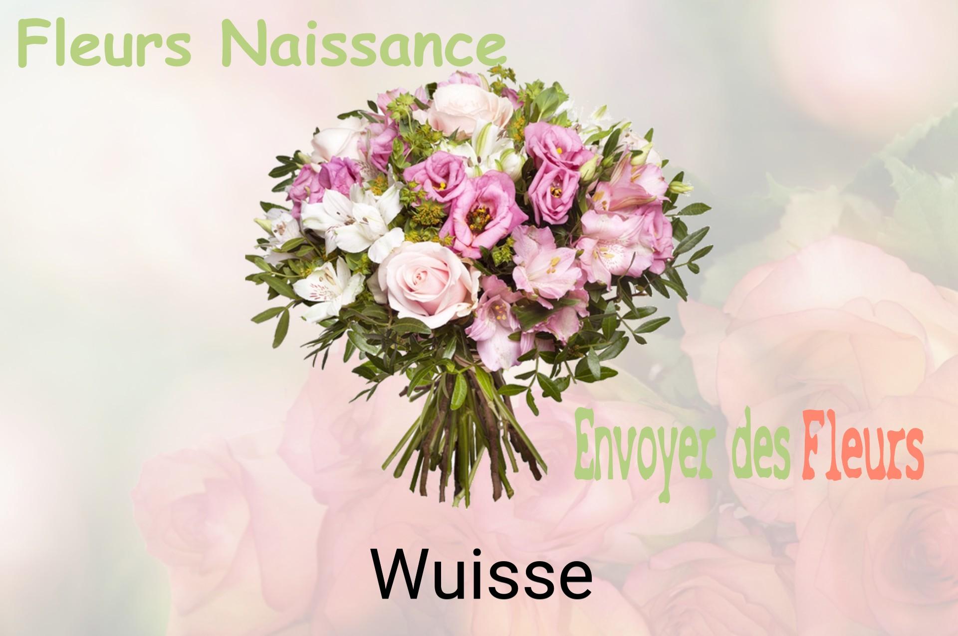 Bouquet de fleurs de naissance livré à Wuisse